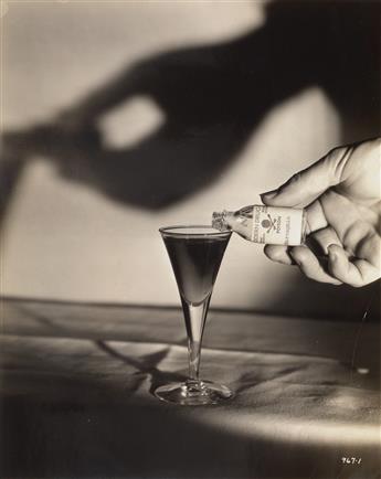 GEO-BLANC (active 1920s-40s) Laboratory scene with glass beakers.